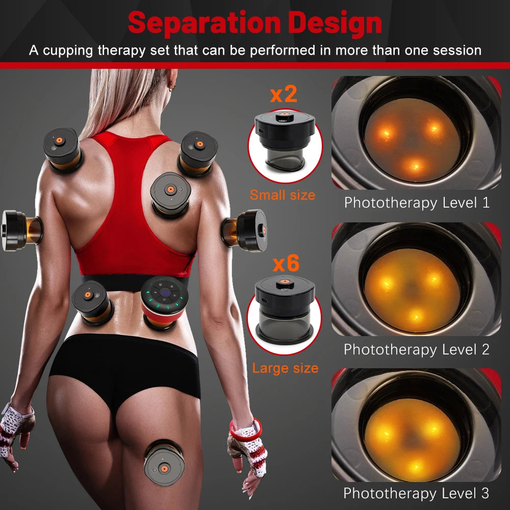 Advanced therapist 8 Cups Electric Cupping Massager